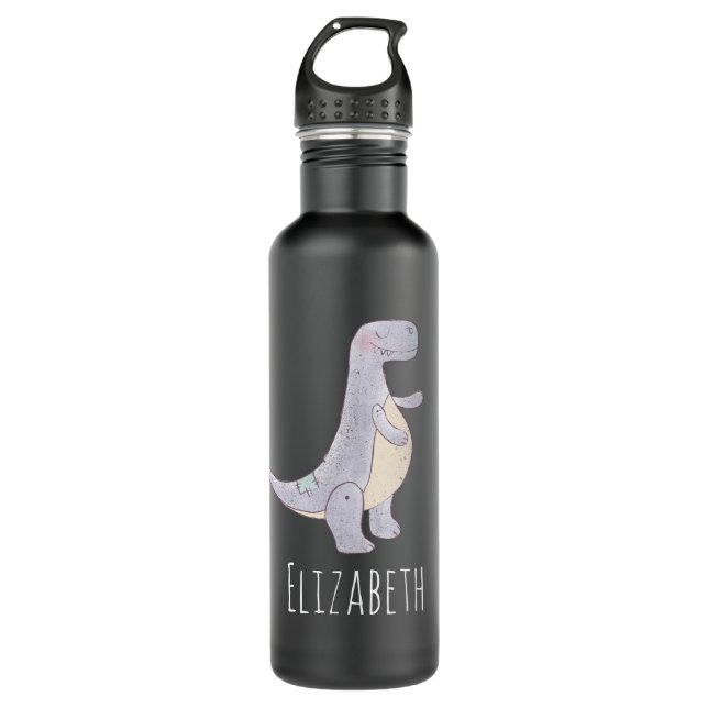 Bouteille D'eau Cute Gray Tyrannosaure Rex Dinosaur Toy (Devant)