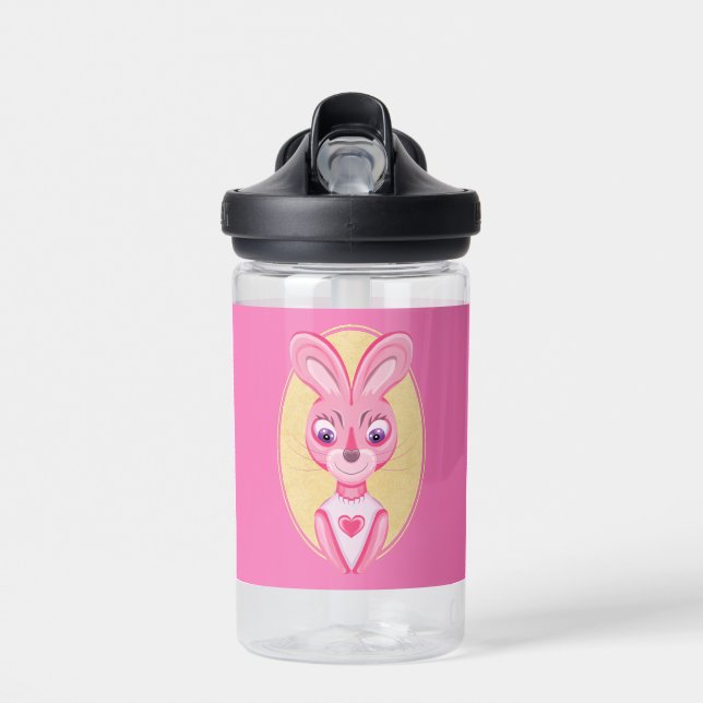 Bouteille D'eau Cute little bunny girl (Avant)