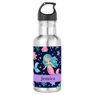 Bouteille D'eau Cute Mermaid Pattern