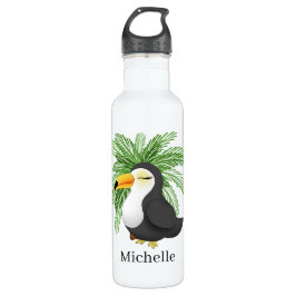 Bouteille D'eau Cute plage toucan ajouter nom
