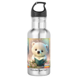 Bouteille D'eau Cute Polar Bear Books Enfants École maternelle