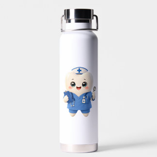 Bouteille D'eau Cute Tooth Nurse Water Bottle | Dental Gift