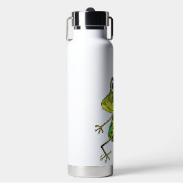 Bouteille D'eau Cute Whimsical Happy Frog