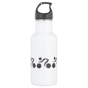 Bouteille D'eau Cyclistes en gris