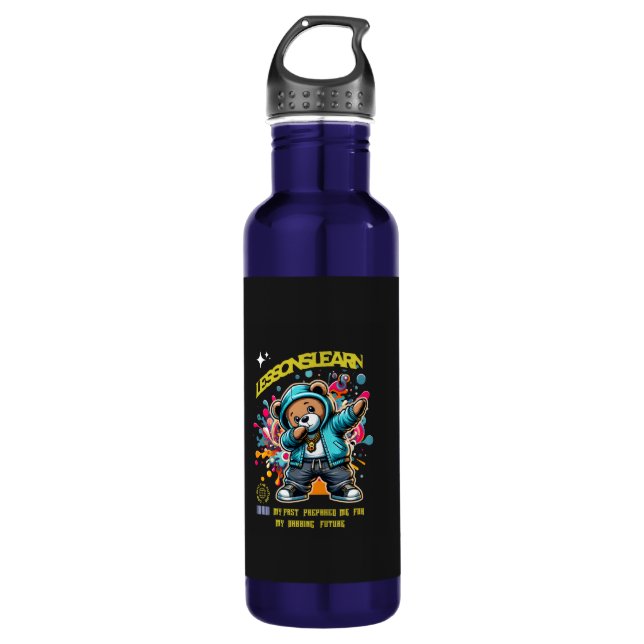 BOUTEILLE D'EAU DABBING FUTURE LESSONS LEARN WATER BOTTLE  (Devant)