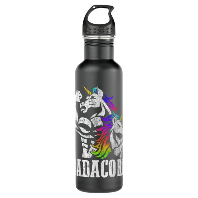 Bouteille D'eau Dadacorn Fathers Day (Devant)