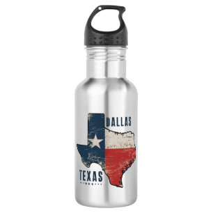 Bouteille D'eau Dallas Texas State Map Indicateur
