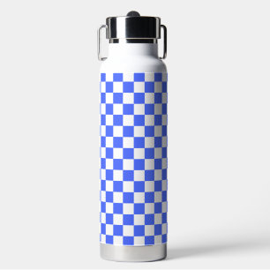 Bouteille D'eau Damier saphir classique visuel
