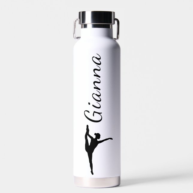Bouteille D'eau Danseur en acier inoxydable personnalisable de 22  (Avant)