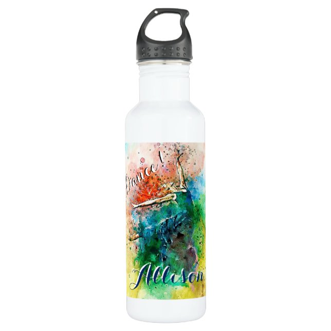 Bouteille D'eau Danseur personnalisé (Devant)