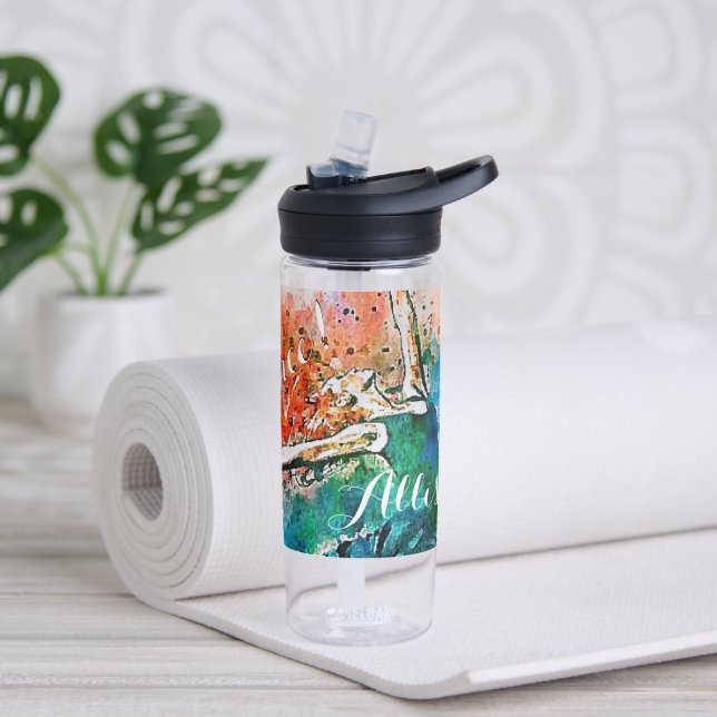 Bouteille D'eau Danseur personnalisé (Yoga)