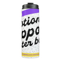 Bouteille d'eau d'appui émotionnel personnalisée