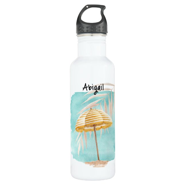 Bouteille d'eau d'aquarelle personnalisée (Devant)