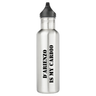 Bouteille D'eau D'Arienzo est mon cardio drôle Tanguero Tango Danc