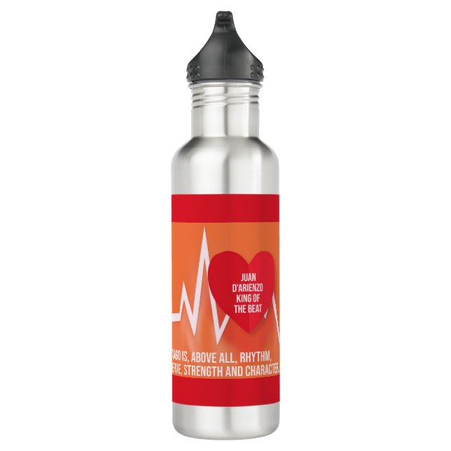 Bouteille D'eau D'Arienzo Roi du Tango Beat Water Bottle (Droite)