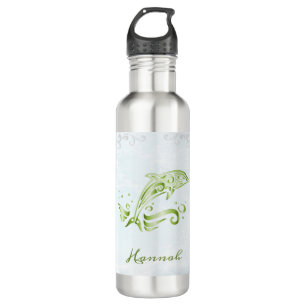 Bouteille D'eau Dauphin vert personnalisé