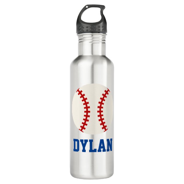 Bouteille d'eau de base-ball personnalisée (Devant)