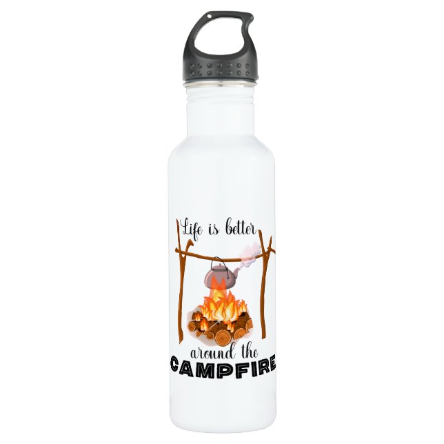 Bouteille d'eau de camping (Devant)