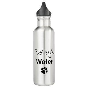 Bouteille d'eau de chien - Photo personnalisée de