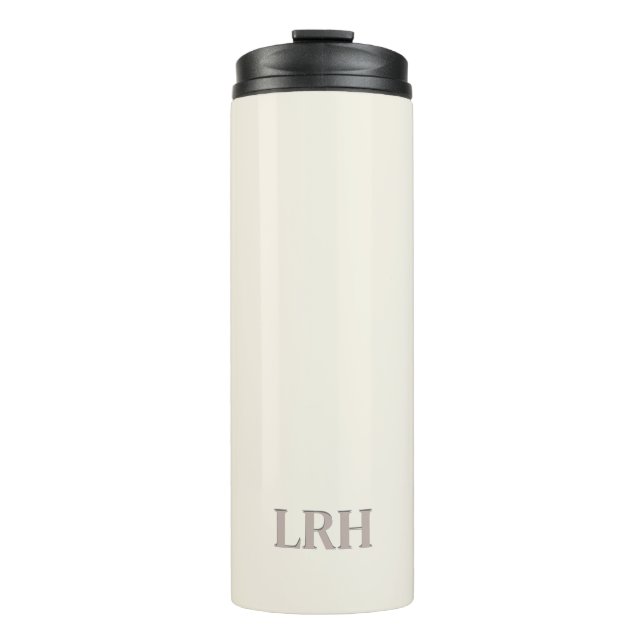 Bouteille d'eau de demoiselle d'honneur à monogram (Devant)