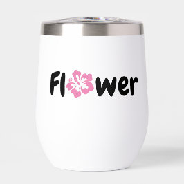 Bouteille d'eau de fleur