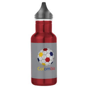 Bouteille d'eau de football de Colombie