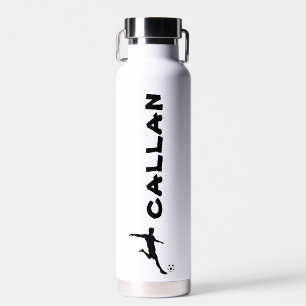 Bouteille d'eau de football en acier inoxydable (2