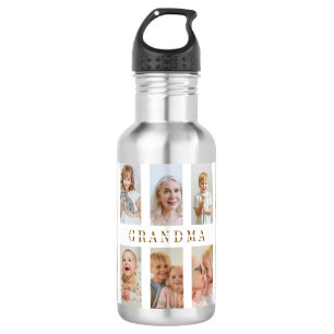 Bouteille d'eau de grand-mère personnalisée Phot