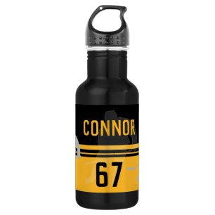 Bouteille d'eau de hockey personnalisée
