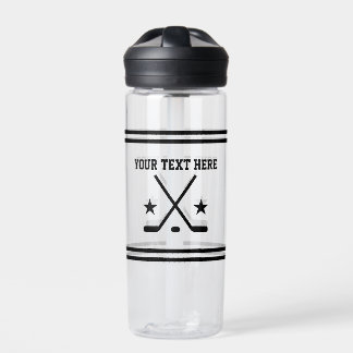 Bouteille d'eau de hockey sur glace personnalisée 