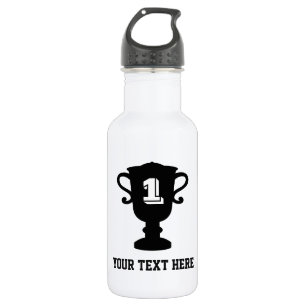 Bouteille d'eau de la coupe trophée personnalisé