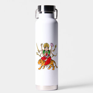 Bouteille d'eau de la déesse hindoue de Durga