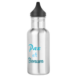 Bouteille d'eau de la Paix franciscaine et de Tout