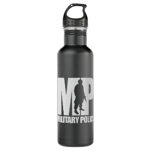 Bouteille d'eau de la police militaire
