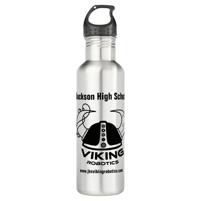 Bouteille d'eau de la Robotique Viking OFFICIELLE (Devant)