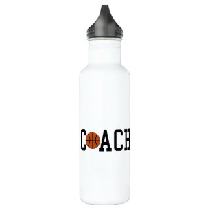 Bouteille d'eau de l'entraîneur de basket-ball