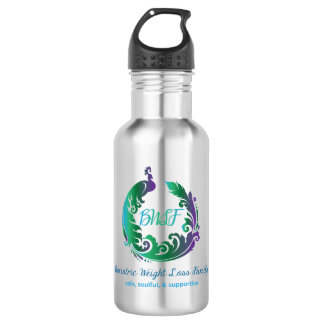 Bouteille d'eau de logo de famille de BWL pleine