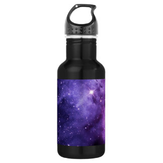 Bouteille d'eau de nébuleuse de galaxie