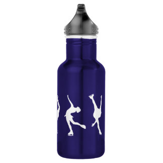 Bouteille d'eau de patinage artistique (18 onces),
