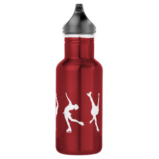 Bouteille d'eau de patinage artistique (18 onces),