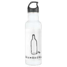 Bouteille d'eau de #RiseAndWine
