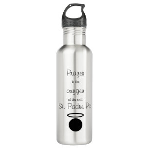 Bouteille d'eau de Saint-Padre Pio