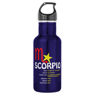 Bouteille d'eau de traits de Scorpion
