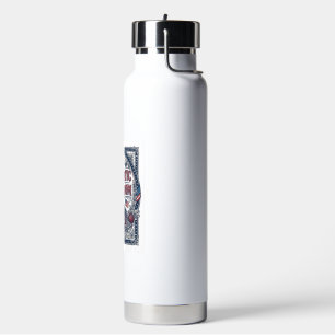 Bouteille D'eau Débardeur graphique vectoriel de jardin de campagn