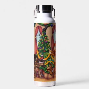 Bouteille D'eau Découper l'arbre de Noël