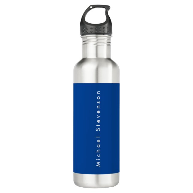 Bouteille D'eau Deep Blue tendance moderne professionnel (Devant)