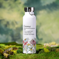 Définition de nom avec bordure Fleur sauvage moder