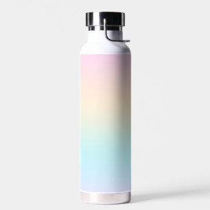 Bouteille D'eau dégradé de couleur pastel