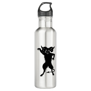 Bouteille D'eau Demon Aries noir et blanc
