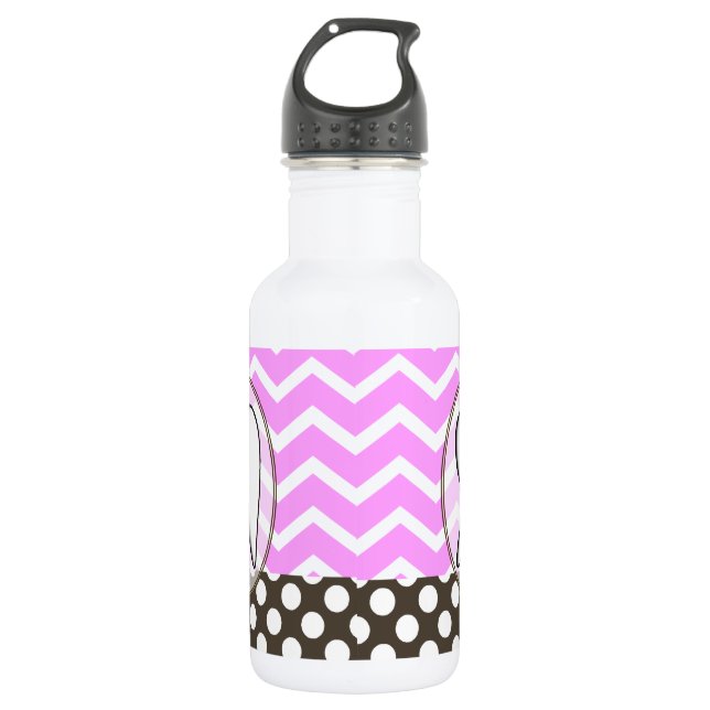 Bouteille D'eau Dental Tooth Chevron Design II (Devant)